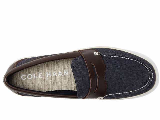 Cole Haan コールハーン メンズ 男性用 シューズ 靴 ローファー Nantucket 2.0 Penny Loafer Navy/Dark  Chocolate/White【送料無料】｜au PAY マーケット