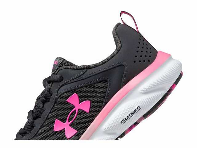 Under Armour アンダーアーマー レディース 女性用 シューズ 靴 スニーカー 運動靴 Charged Assert 9 Jet  Gray/Pink【送料無料】｜au PAY マーケット