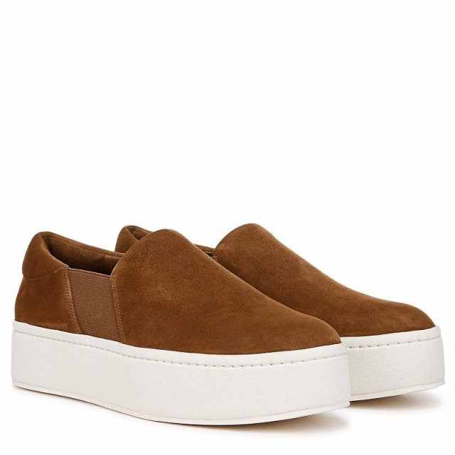 Vince ヴィンス レディース 女性用 シューズ 靴 スニーカー 運動靴 Warren Elm Wood Brown Suede【送料無料】