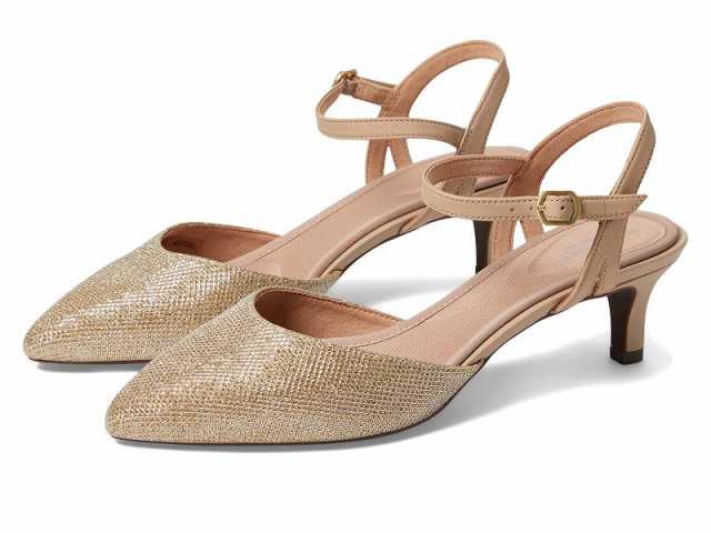 Rockport ロックポート レディース 女性用 シューズ 靴 ヒール Total Motion Kalila Two-Piece Nude Glam Textile【送料無料】