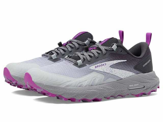 Brooks ブルックス レディース 女性用 シューズ 靴 スニーカー 運動靴 Cascadia 17 Oyster/Blackened Pearl/Purple【送料無料】