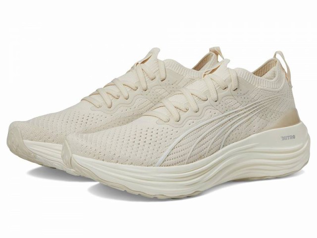 PUMA プーマ レディース 女性用 シューズ 靴 スニーカー 運動靴 Foreverrun Nitro Knit Alpine Snow/Warm White【送料無料】