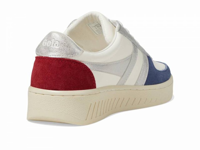 Gola ゴラ レディース 女性用 シューズ 靴 スニーカー 運動靴 Grandslam Quadrant Off-White/Moonlight/Silver/Deep Red【送料無料】