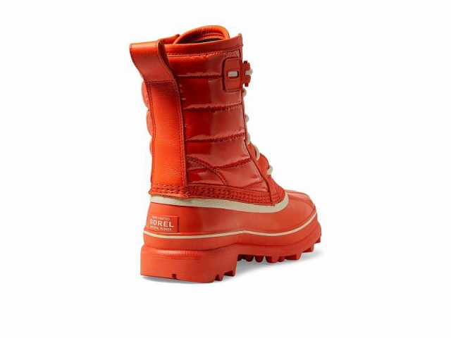 SOREL ソレル レディース 女性用 シューズ 靴 ブーツ スノーブーツ Caribou(TM) Royal WP Optimized Orange/Chalk【送料無料】