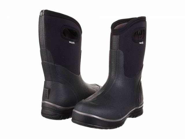 Bogs ボグス メンズ 男性用 シューズ 靴 ブーツ スノーブーツ Classic Ultra Mid Black【送料無料】