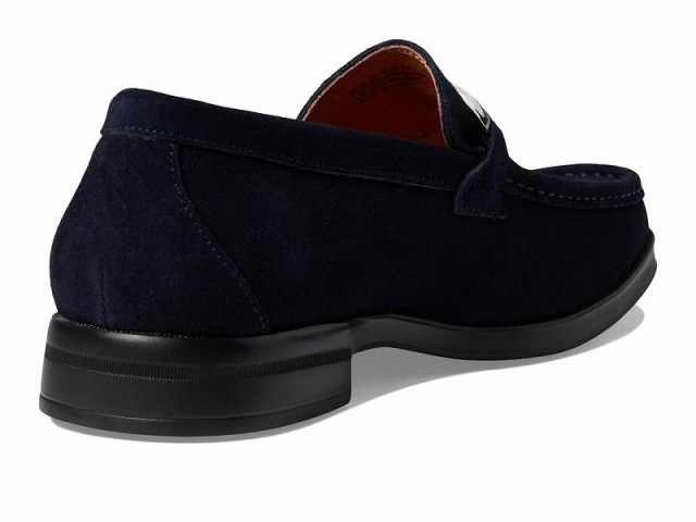 Stacy Adams ステーシーアダムス メンズ 男性用 シューズ 靴 ローファー Palladian Moc Toe Slip-On Loafer Navy【送料無料】