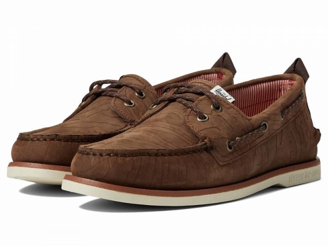 Sperry スペリー メンズ 男性用 シューズ 靴 ボートシューズ Sperry X Herschel Authentic Original 2-Eye Brown【送料無料】