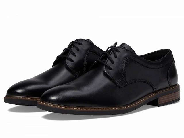 Nunn Bush ナンブッシュ メンズ 男性用 シューズ 靴 オックスフォード 紳士靴 通勤靴 Hayden Plain Toe Oxford Black【送料無料】