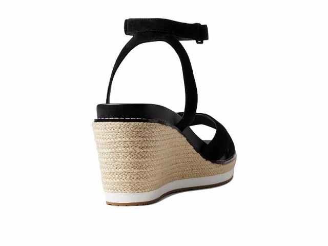 Cole Haan コールハーン レディース 女性用 シューズ 靴 ヒール Cloudfeel Espadrille Wedge Sandal 75 mm Black【送料無料】