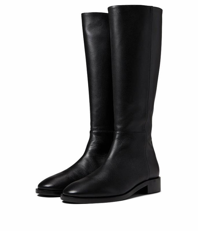 Stuart Weitzman スチュアートワイツマン レディース 女性用 シューズ 靴 ブーツ ロングブーツ Keelan Zip Boot Black【送料無料】