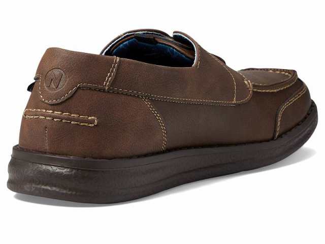 Nunn Bush ナンブッシュ メンズ 男性用 シューズ 靴 ボートシューズ Brewski Moccasin Toe Boat Shoe Brown【送料無料】