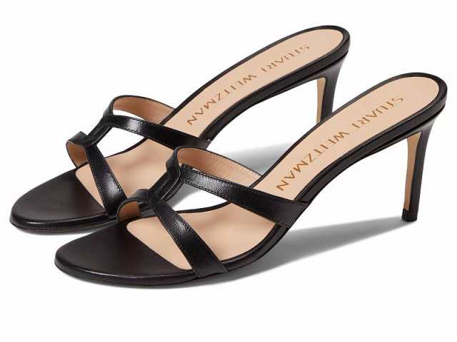 Stuart Weitzman スチュアートワイツマン レディース 女性用 シューズ 靴 ヒール Soiree Sleek 75 Sandal Black【送料無料】