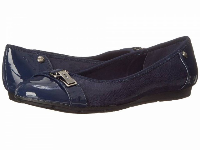 Anne Klein アン クライン レディース 女性用 シューズ 靴 フラット Sport Able Navy【送料無料】