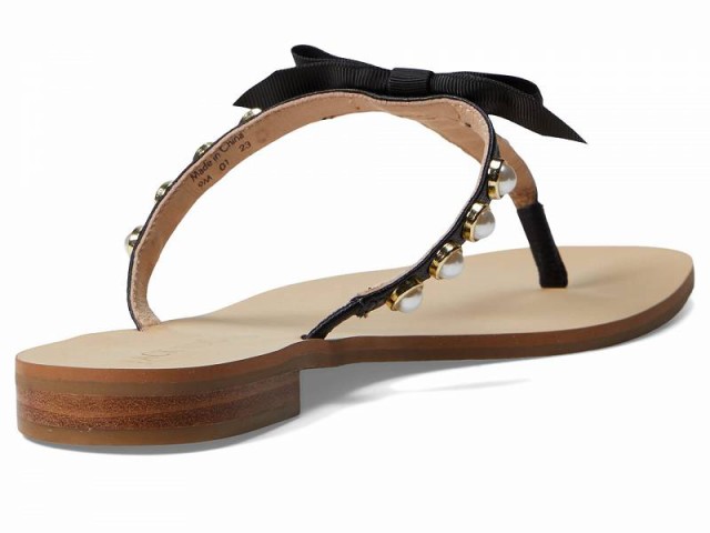 Jack Rogers ジャックロジャース レディース 女性用 シューズ 靴 サンダル Sandpiper Bow/Pearl Sandal Black【送料無料】