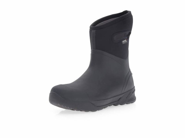 Bogs ボグス メンズ 男性用 シューズ 靴 ブーツ スノーブーツ Single Shoe Bozeman Mid Boot Black【送料無料】