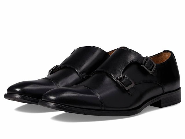 Steve Madden スティーブマデン メンズ 男性用 シューズ 靴 オックスフォード 紳士靴 通勤靴 Kaleo Black Leather【送料無料】