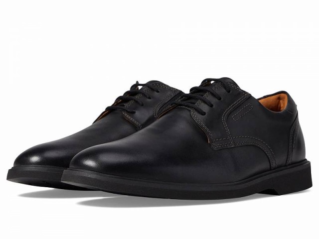 Clarks クラークス メンズ 男性用 シューズ 靴 オックスフォード 紳士靴 通勤靴 Malwood Lace Black Leather【送料無料】