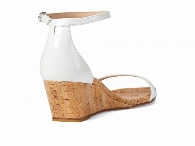 Stuart Weitzman スチュアートワイツマン レディース 女性用 シューズ 靴 ヒール Nudistcurve 50 Wedge White【送料無料】