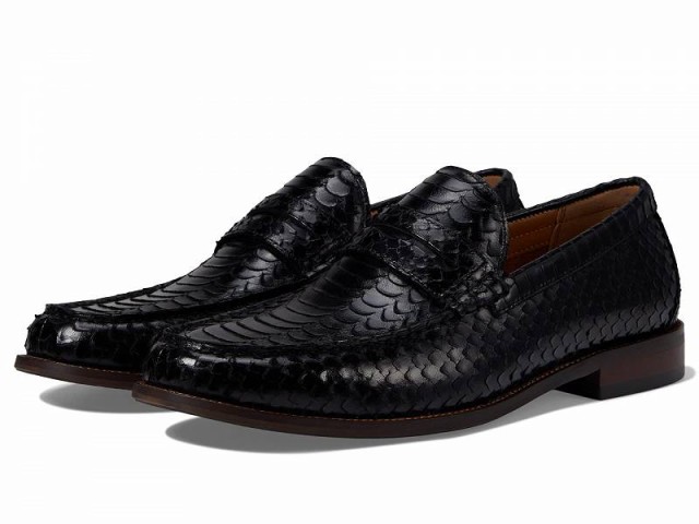 Steve Madden スティーブマデン メンズ 男性用 シューズ 靴 ローファー Raylenn Black Leather【送料無料】