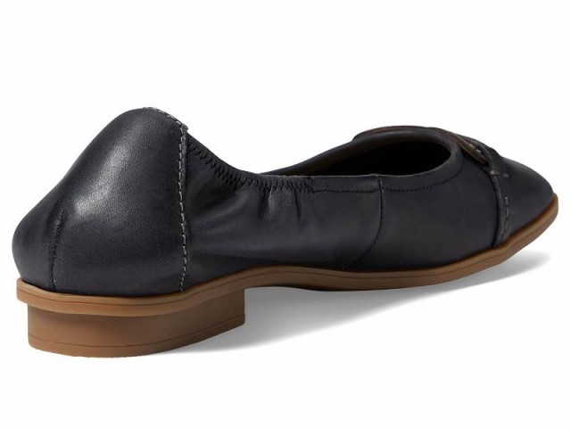 Clarks クラークス レディース 女性用 シューズ 靴 フラット Lyrical Rhyme Black Leather【送料無料】