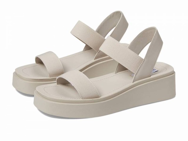 Steve Madden スティーブマデン レディース 女性用 シューズ 靴 ヒール Justine Sandal White【送料無料】