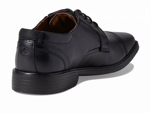 Clarks クラークス メンズ 男性用 シューズ 靴 オックスフォード 紳士靴 通勤靴 Clarkslite Cap Black Leather【送料無料】