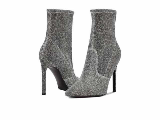 Nine West ナインウエスト レディース 女性用 シューズ 靴 ブーツ アンクル ショートブーツ Teoy 9 Silver  Metallic【送料無料】｜au PAY マーケット