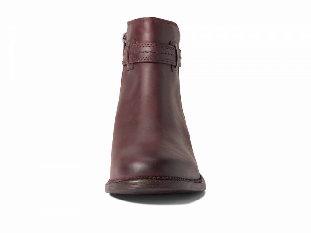 Clarks クラークス レディース 女性用 シューズ 靴 ブーツ アンクル ショートブーツ Maye Ease Dark Brown  Leather【送料無料】｜au PAY マーケット