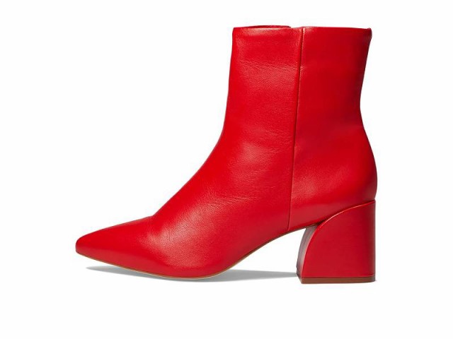 Steve Madden スティーブマデン レディース 女性用 シューズ 靴 ブーツ アンクル ショートブーツ Faris Bootie Red  Leather【送料無料】｜au PAY マーケット