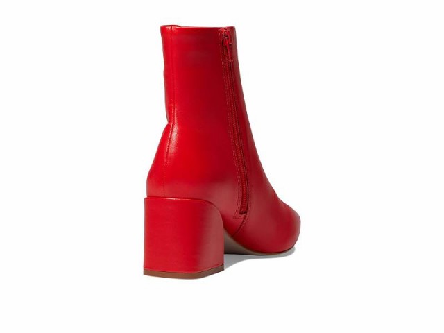 Steve Madden スティーブマデン レディース 女性用 シューズ 靴 ブーツ アンクル ショートブーツ Faris Bootie Red  Leather【送料無料】｜au PAY マーケット