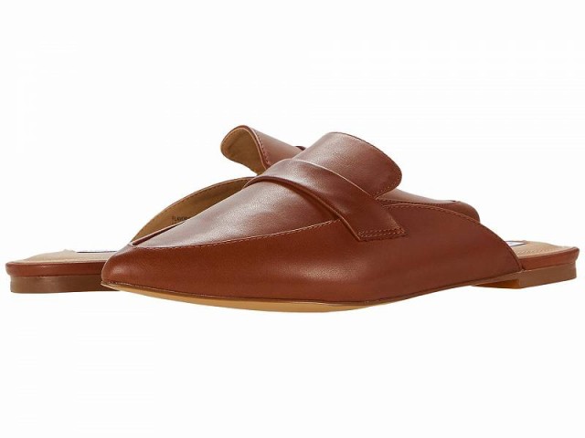 Steve Madden スティーブマデン レディース 女性用 シューズ 靴 ローファー ボートシューズ Flavor Flat Mule Cognac【送料無料】