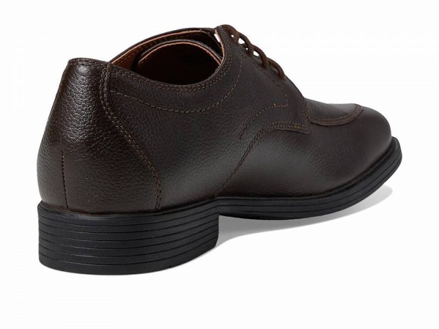 Clarks クラークス メンズ 男性用 シューズ 靴 オックスフォード 紳士靴 通勤靴 Whiddon Apron Dark Brown Tumbled【送料無料】