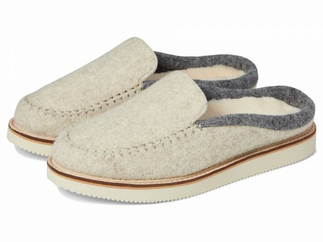 Sanuk サヌーク レディース 女性用 シューズ 靴 スリッパ Cozy Vibe Slipper Sugar Mat Wool Oatmeal【送料無料】