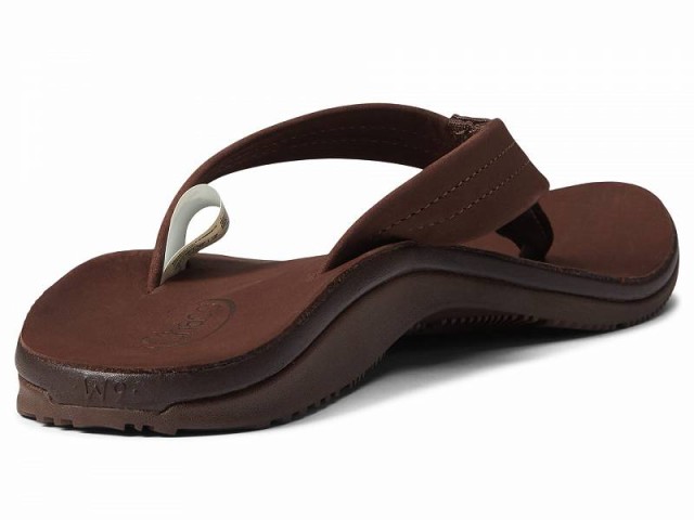 Chaco チャコ レディース 女性用 シューズ 靴 サンダル Classic Leather Flip Dark Brown【送料無料】