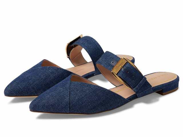 Cole Haan コールハーン レディース 女性用 シューズ 靴 フラット Vandam Buckle Mule Denim【送料無料】