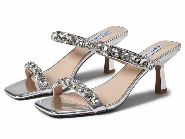 Steve Madden スティーブマデン レディース 女性用 シューズ 靴 ヒール Kali Heeled Sandal Silver【送料無料】