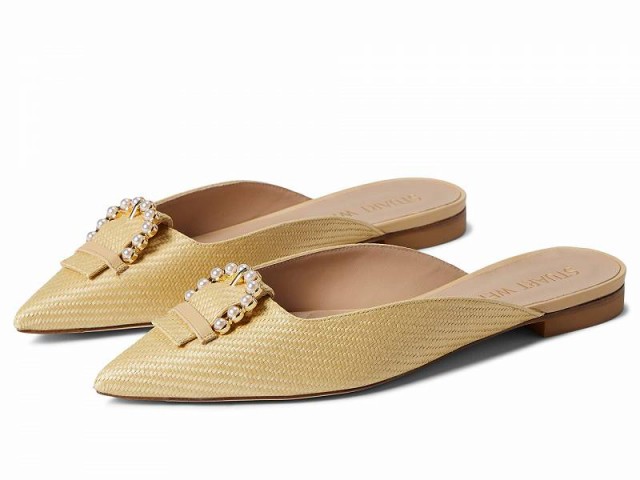 Stuart Weitzman スチュアートワイツマン レディース 女性用 シューズ 靴 フラット Pearl Buckle Mule Wheat【送料無料】