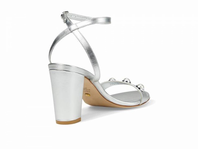 Stuart Weitzman スチュアートワイツマン レディース 女性用 シューズ 靴 ヒール Nearlybare Portia Sandal Silver【送料無料】