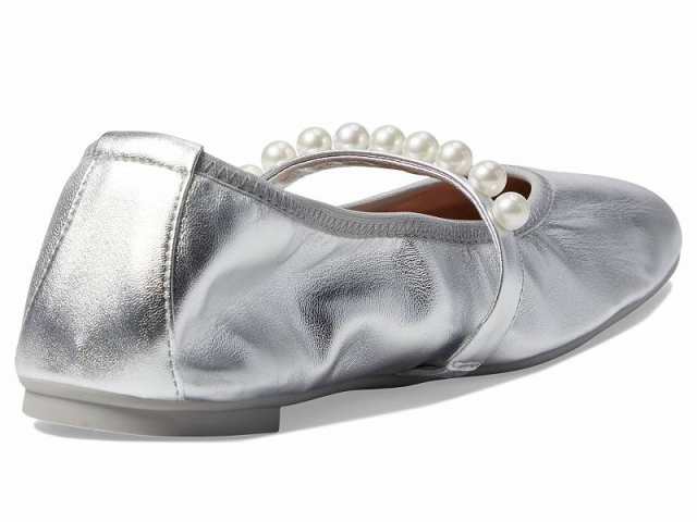 Stuart Weitzman スチュアートワイツマン レディース 女性用 シューズ 靴 フラット Goldie Ballet Flat Silver【送料無料】