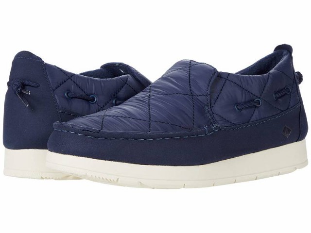 Sperry スペリー レディース 女性用 シューズ 靴 ローファー ボートシューズ Moc-Sider Navy Nylon【送料無料】