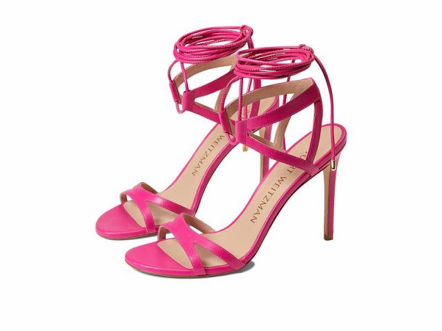 Stuart Weitzman スチュアートワイツマン レディース 女性用 シューズ 靴 ヒール Soiree 100 Lace-Up Magenta【送料無料】