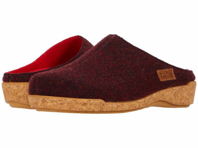 taos Footwear タオス レディース 女性用 シューズ 靴 クロッグ Woollery Deep Red【送料無料】