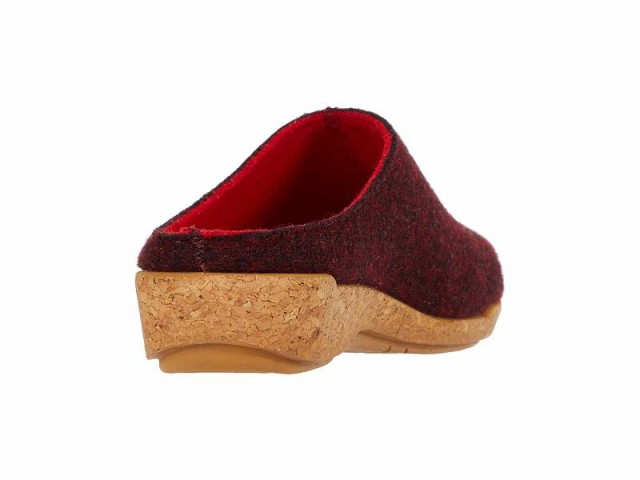 taos Footwear タオス レディース 女性用 シューズ 靴 クロッグ Woollery Deep Red【送料無料】