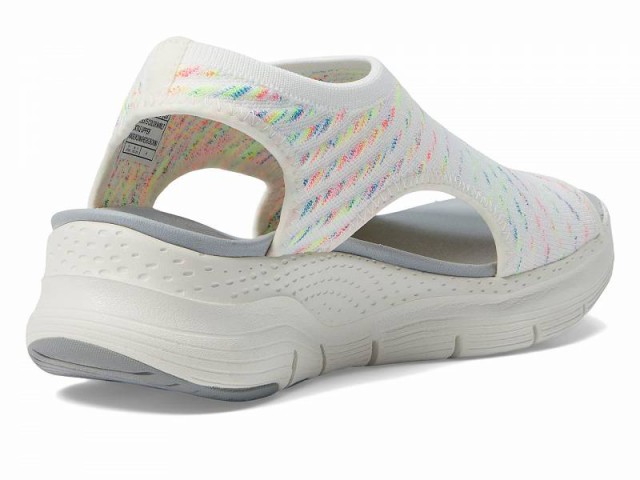 SKECHERS スケッチャーズ レディース 女性用 シューズ 靴 サンダル Arch Fit Catchy Wave White Multi【送料無料】