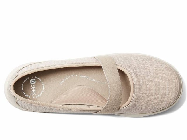 Bzees レディース 女性用 シューズ 靴 フラット Jupiter Taupe Fabric