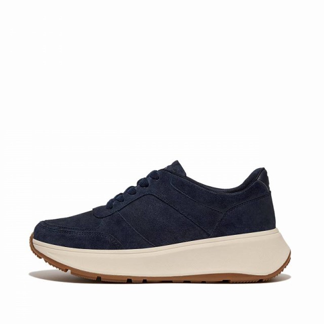 FitFlop フィットフロップ レディース 女性用 シューズ 靴 スニーカー 運動靴 F-Mode Suede Flatform Sneakers Midnight【送料無料】