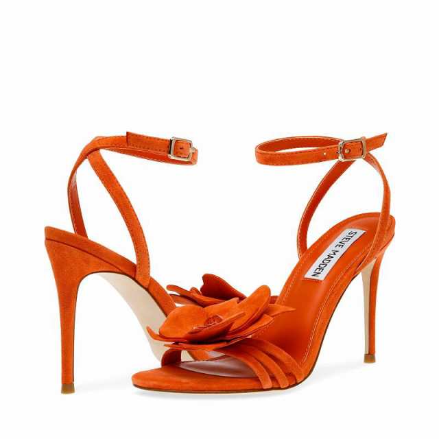 Steve Madden スティーブマデン レディース 女性用 シューズ 靴 ヒール Excite Orange Suede【送料無料】