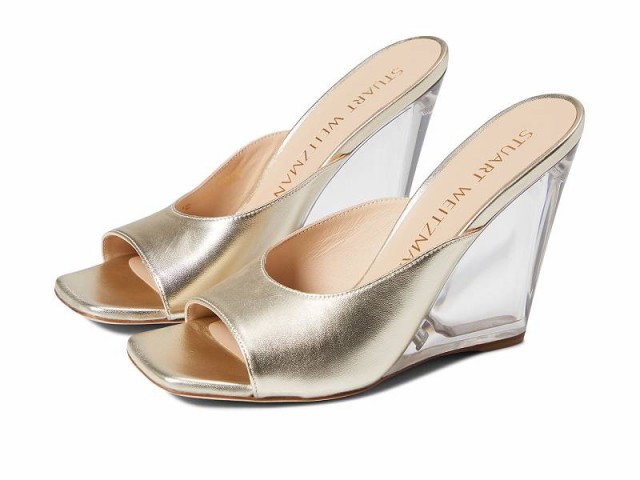 Stuart Weitzman スチュアートワイツマン レディース 女性用 シューズ 靴 ヒール Tia 100 Lucite Wedge  Platino【送料無料】｜au PAY マーケット