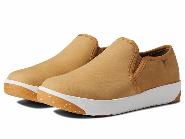 Bogs ボグス レディース 女性用 シューズ 靴 ローファー ボートシューズ Kicker Slip-On Leather Sahara【送料無料】