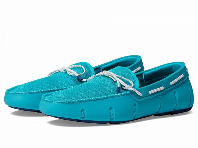 SWIMS スイムズ メンズ 男性用 シューズ 靴 ローファー Braided Lace Loafer Cerulean【送料無料】